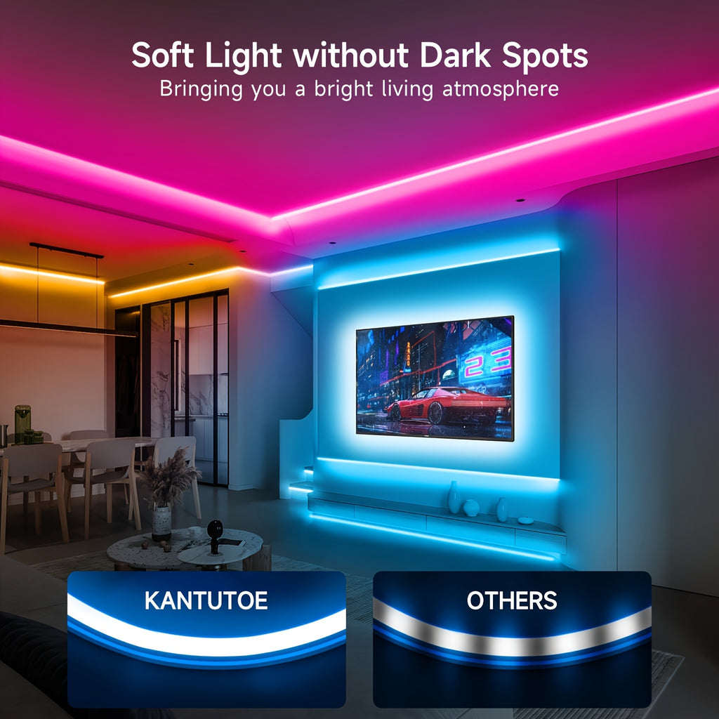 RGB Neon Rope Light - in room