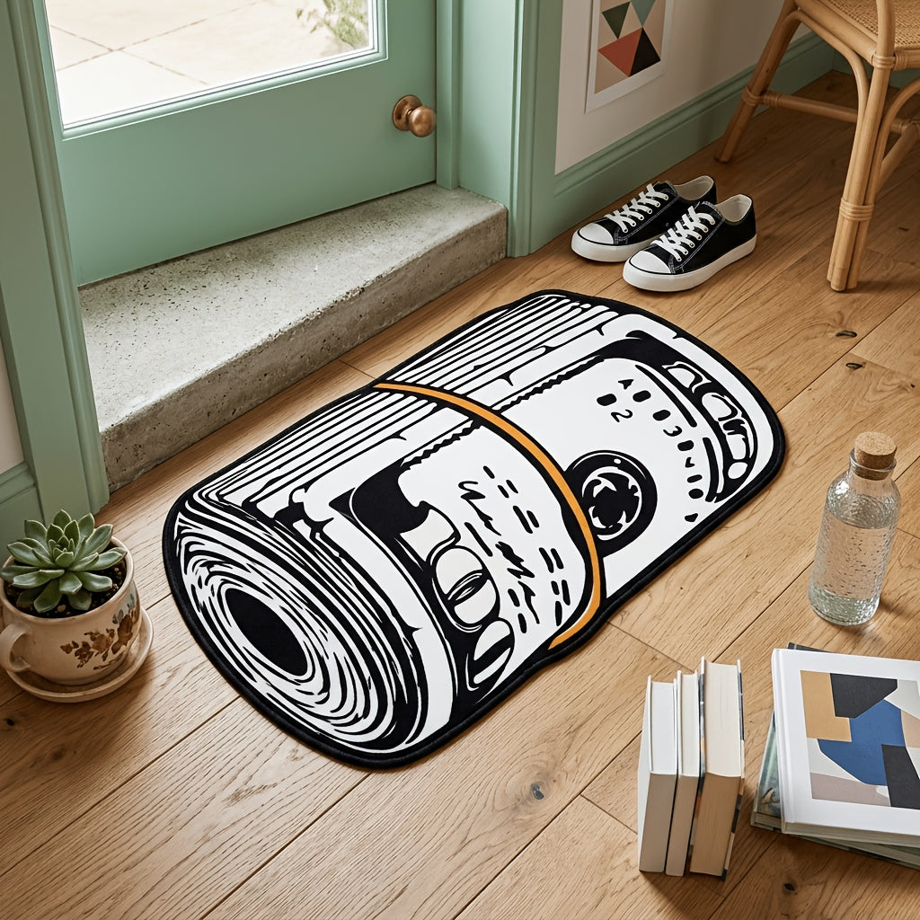 Rolled Cash Carpet - in room