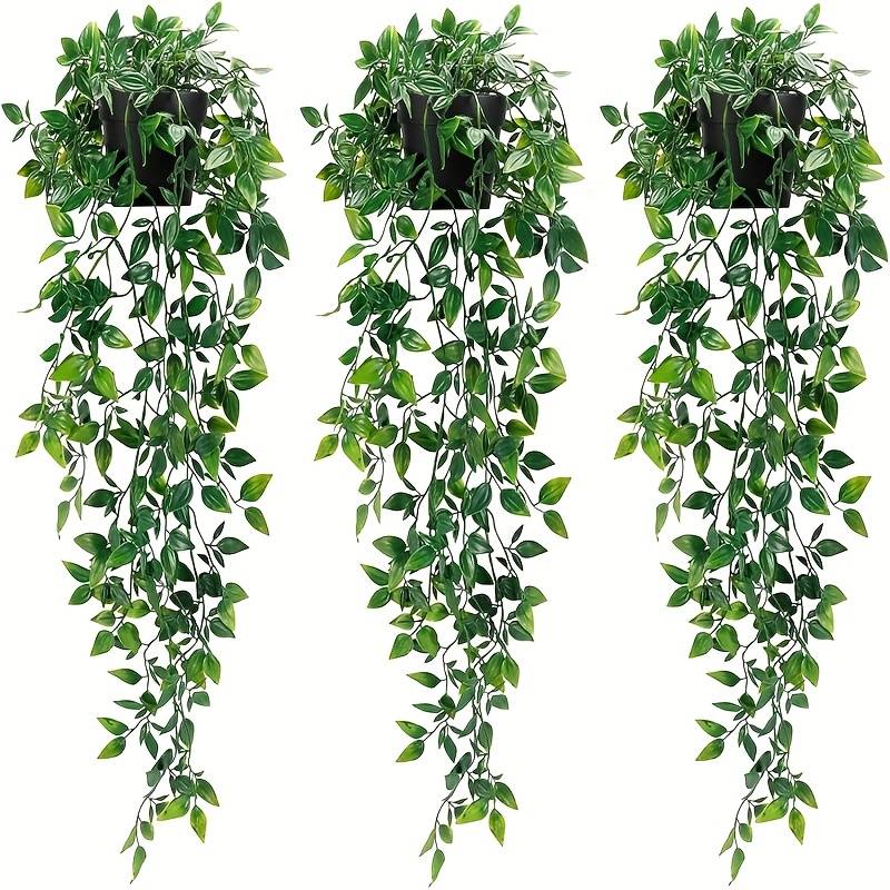 3-piece artificial hanging plant vines