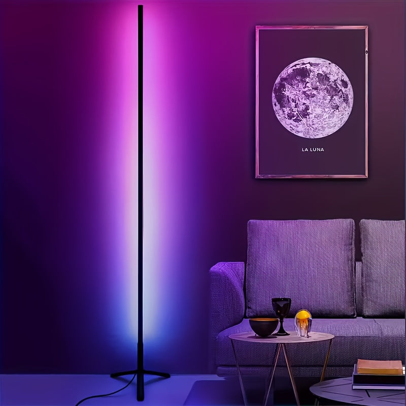 Smart LED floor lamp, additional view